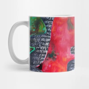 Abstract faces (ben heine) Mug